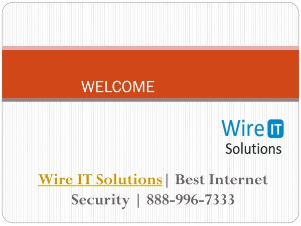 Wire IT Solutions - Internet Security Solutions - 8889967333