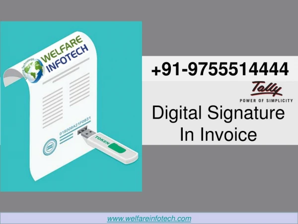 Digital Signature in Tally Invoice- Latest Update