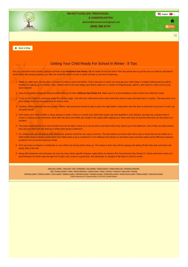 infant toddler preschool