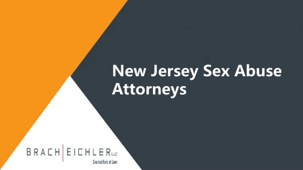 New Jersey Sex Abuse Attorneys