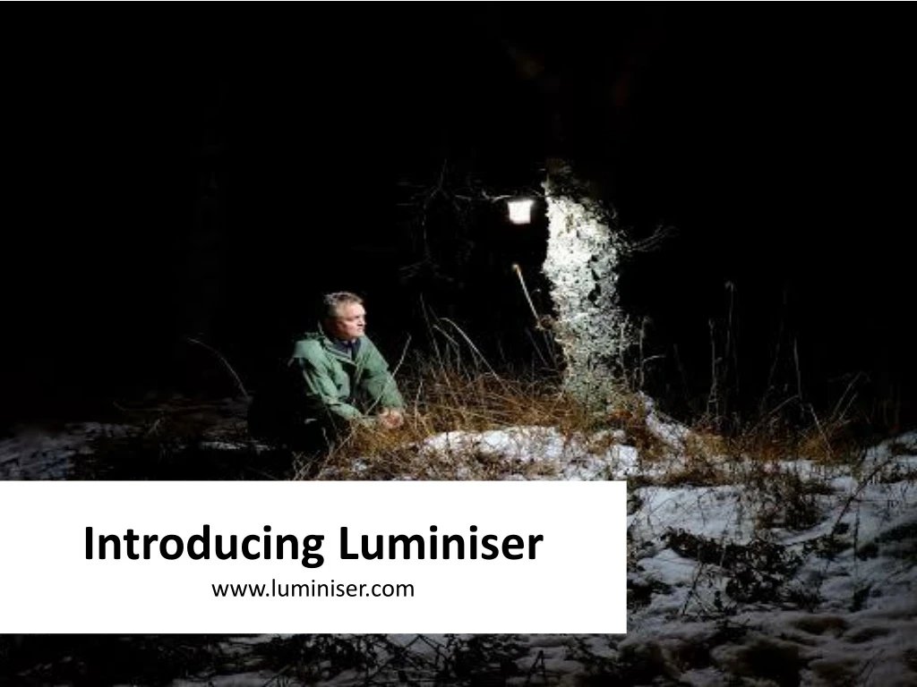 introducing luminiser www luminiser com