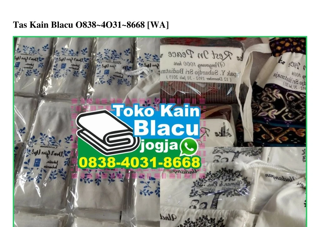 tas kain blacu o838 4o31 8668 wa