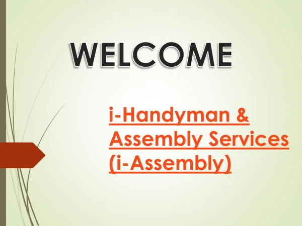 welcome
