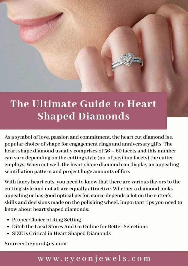 The Ultimate Guide to Heart Shaped Diamonds