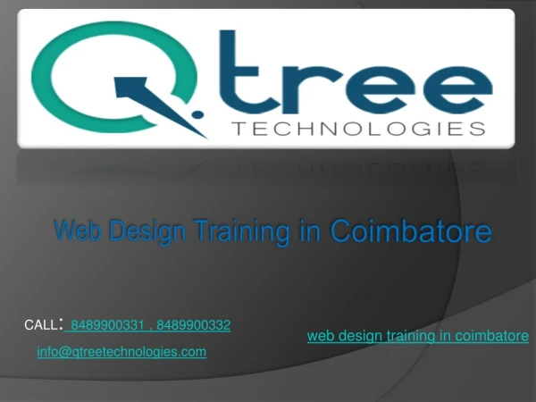 Best Web Design Training in Coimbatore | HTML Training in Coimbatore