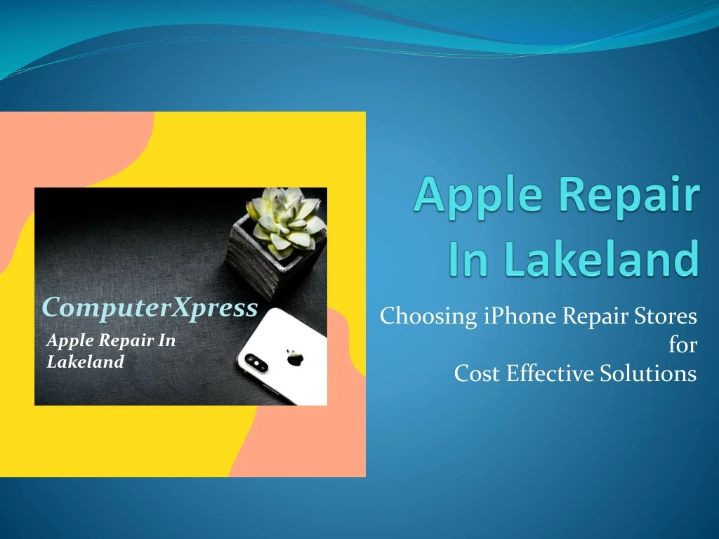 apple repair in lakeland
