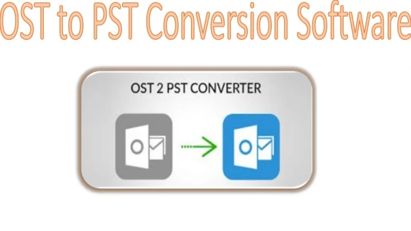 OST to PST Converter tool