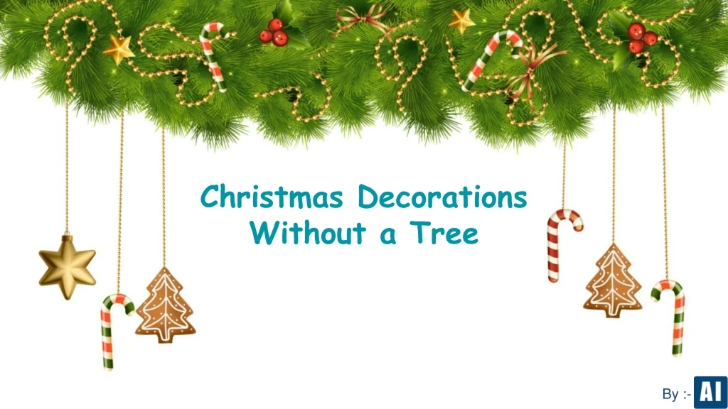 christmas decorations without a tree