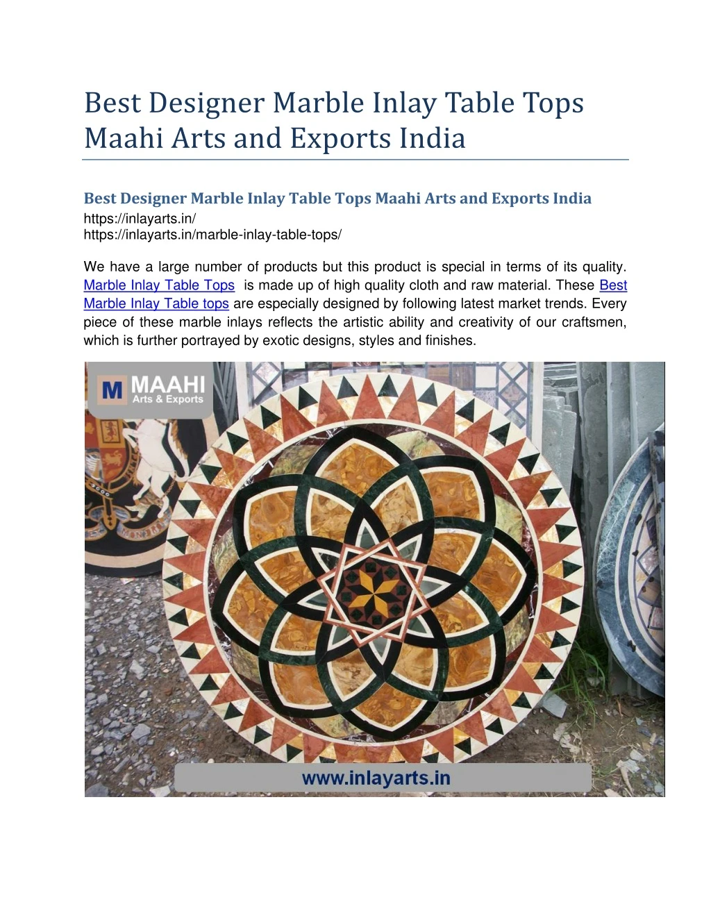 best designer marble inlay table tops maahi arts
