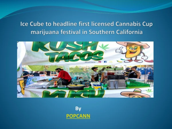 Ice Cube to headline first licensed Cannabis Cup marijuana festival in Southern California