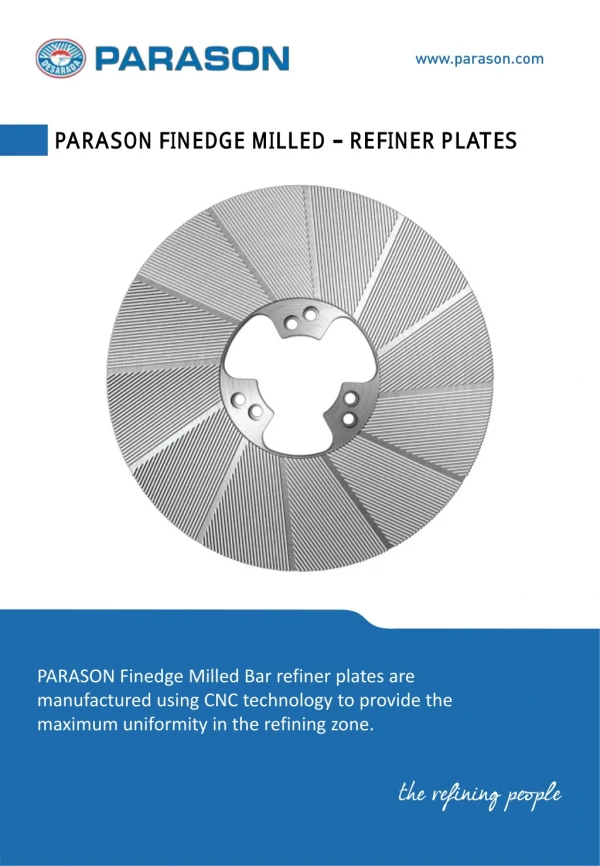 Buy Best Finedge Milled Refiner Plates For Pulp Machine