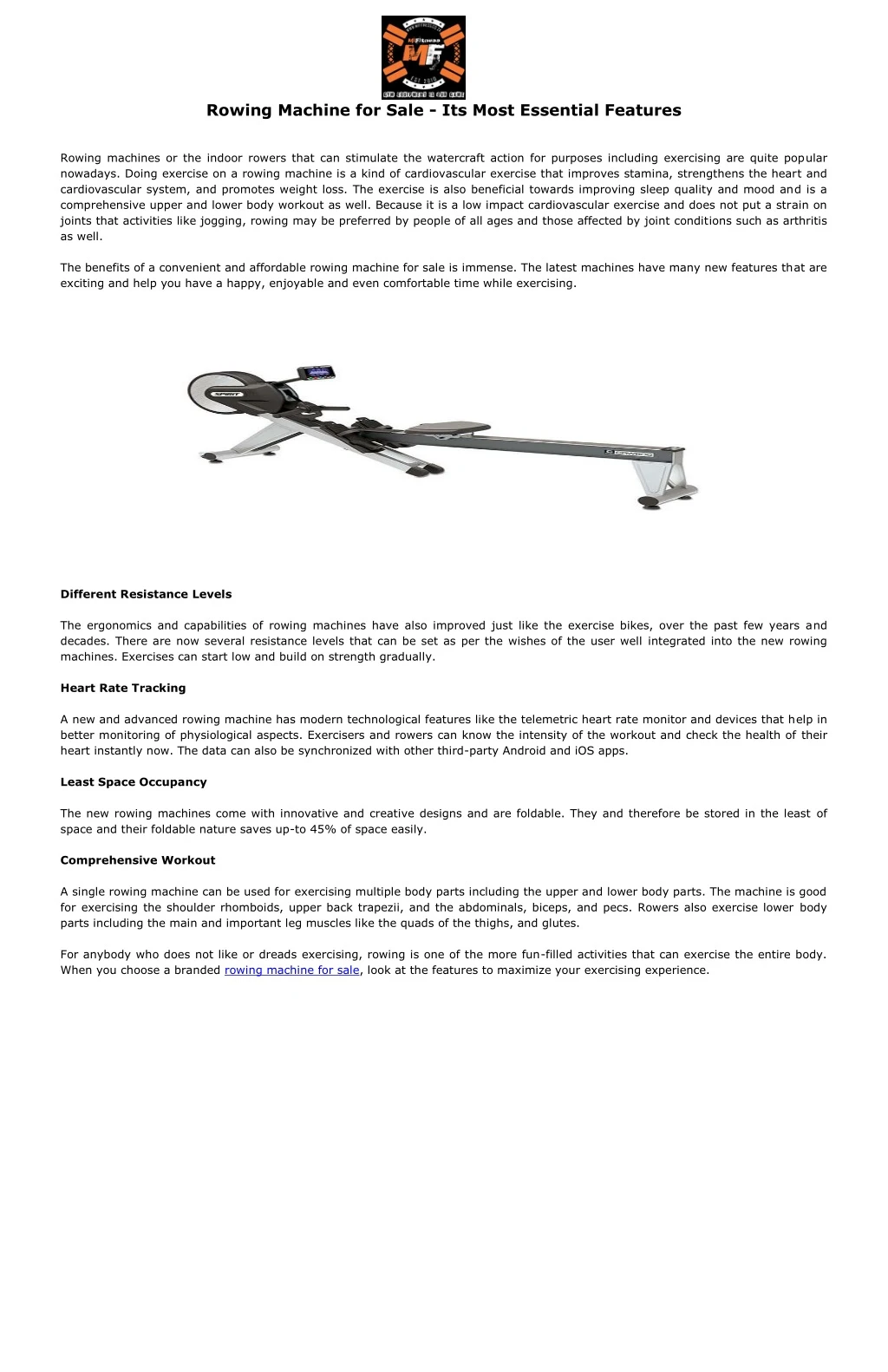 rowing machine for sale its most essential