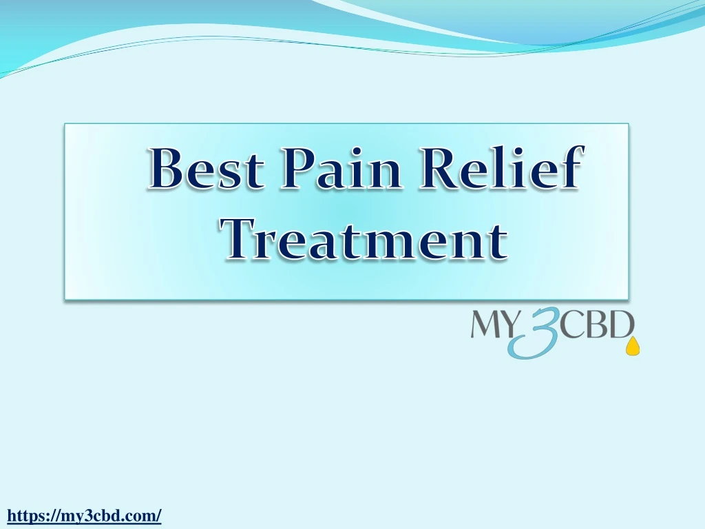 best pain relief treatment