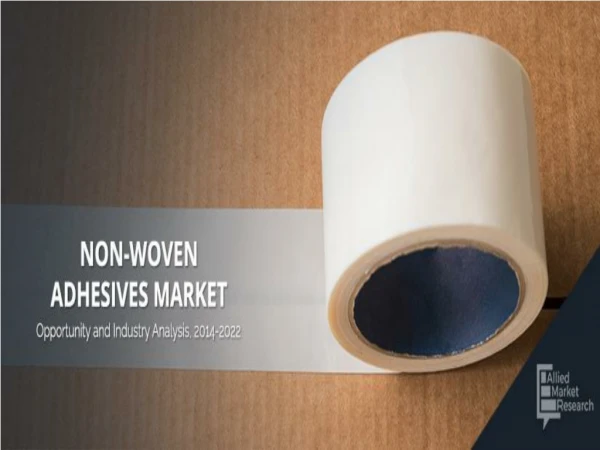 Non-woven Adhesives Market to Witness $2,809 Million Growth by 2022