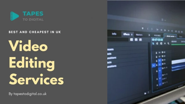 Best Video Editing Services In UK