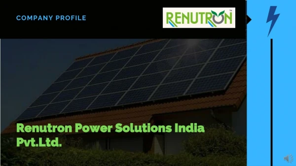 Leading UPS |Inverter | Lift UPS Manufacturer | Solar Power Solution Company India