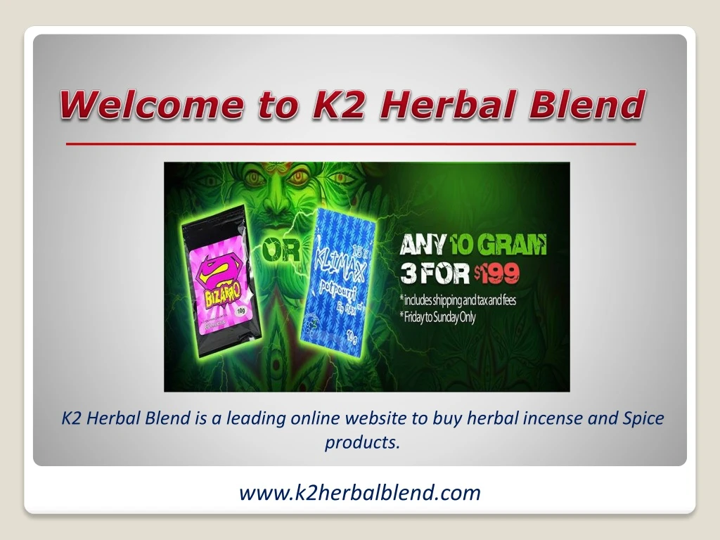 k2 herbal blend is a leading online website