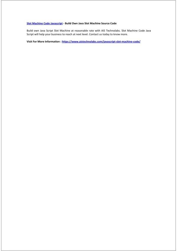 slot machine code javascript build own java slot