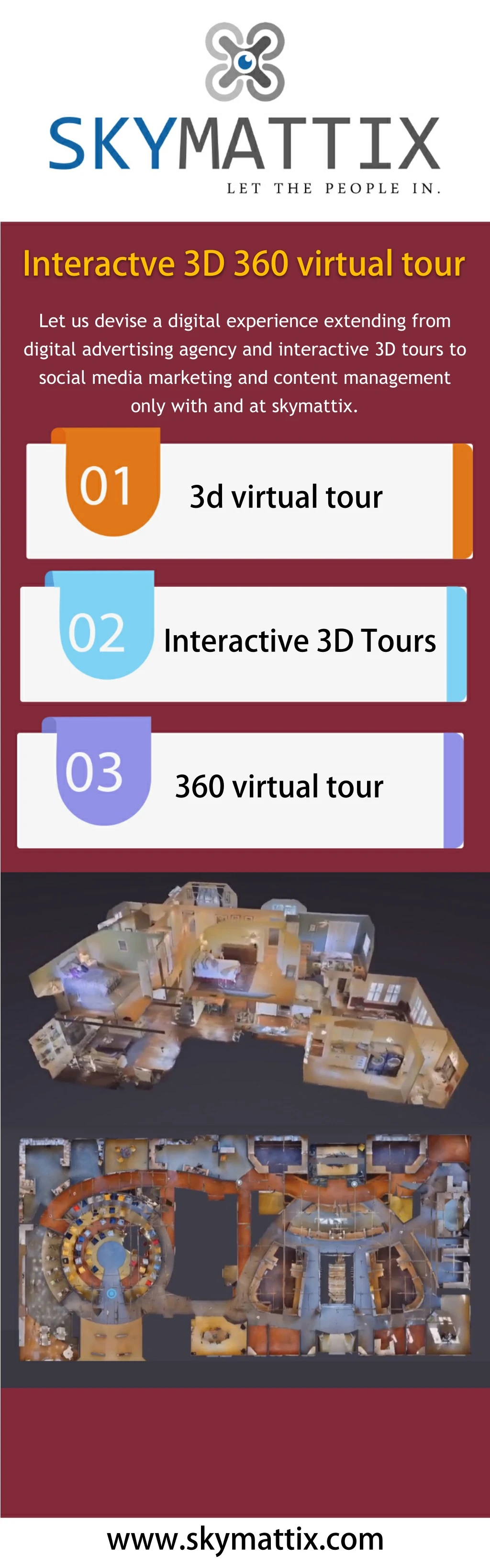 interactve 3d 360 virtual tour