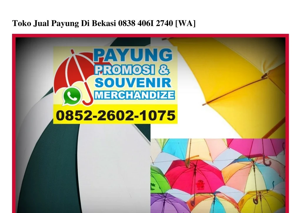 toko jual payung di bekasi 0838 406i 2740 wa