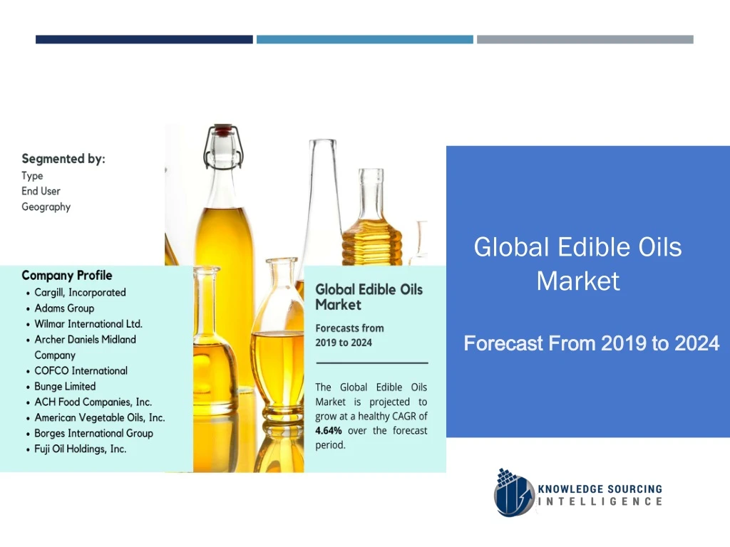 global edible oils market forecast from 2019