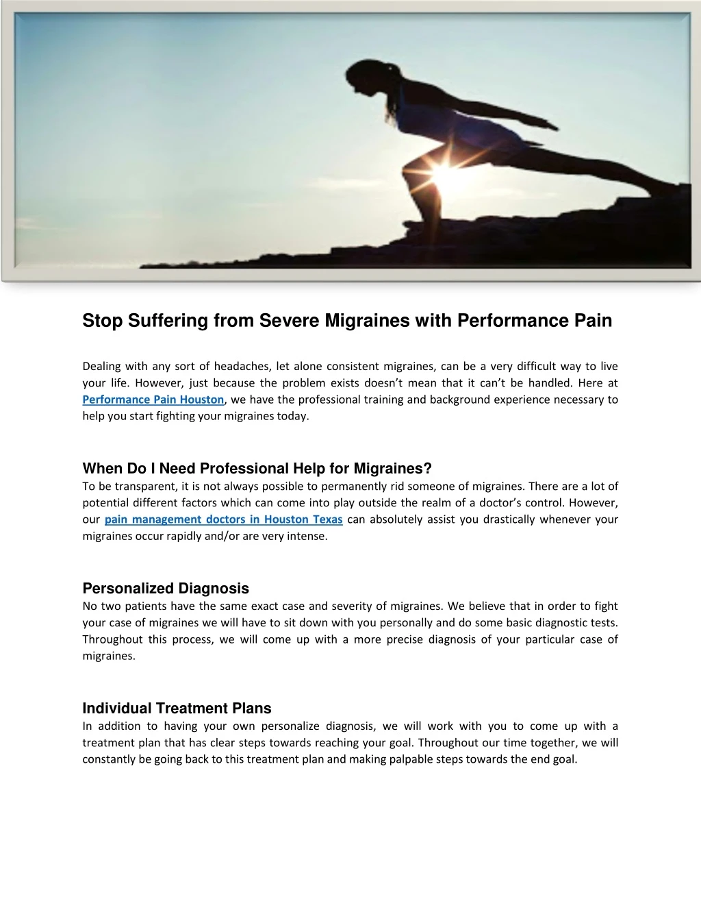 stop suffering from severe migraines with