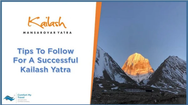 Tips for Kailash Mansarovar Yatra