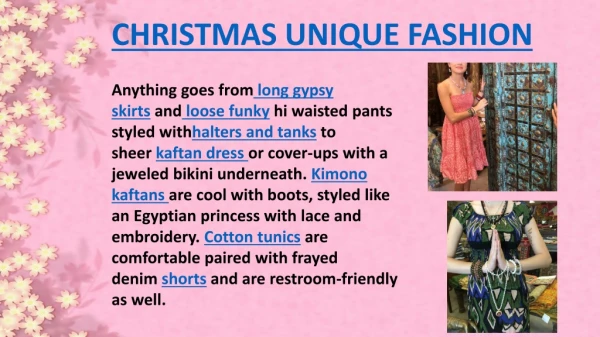 christmas unique fashion