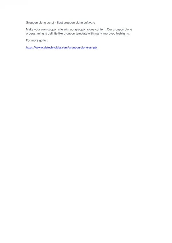 groupon clone script best groupon clone software