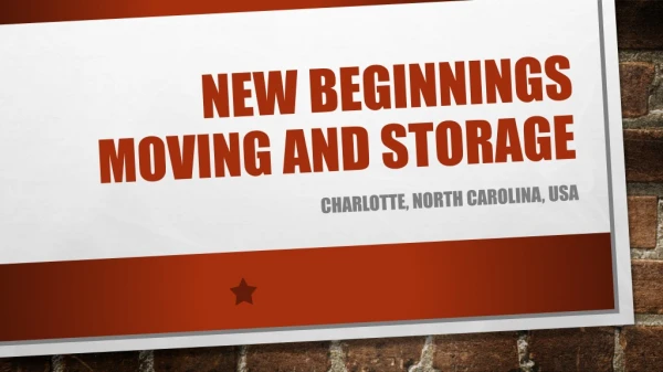 Residential Moving Near Me Charlotte NC