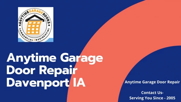 Anytime Garage Door Repair Davenport