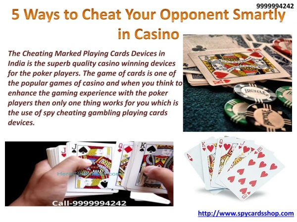 5 Ways to Cheat Your Opponent Smartly in Casino
