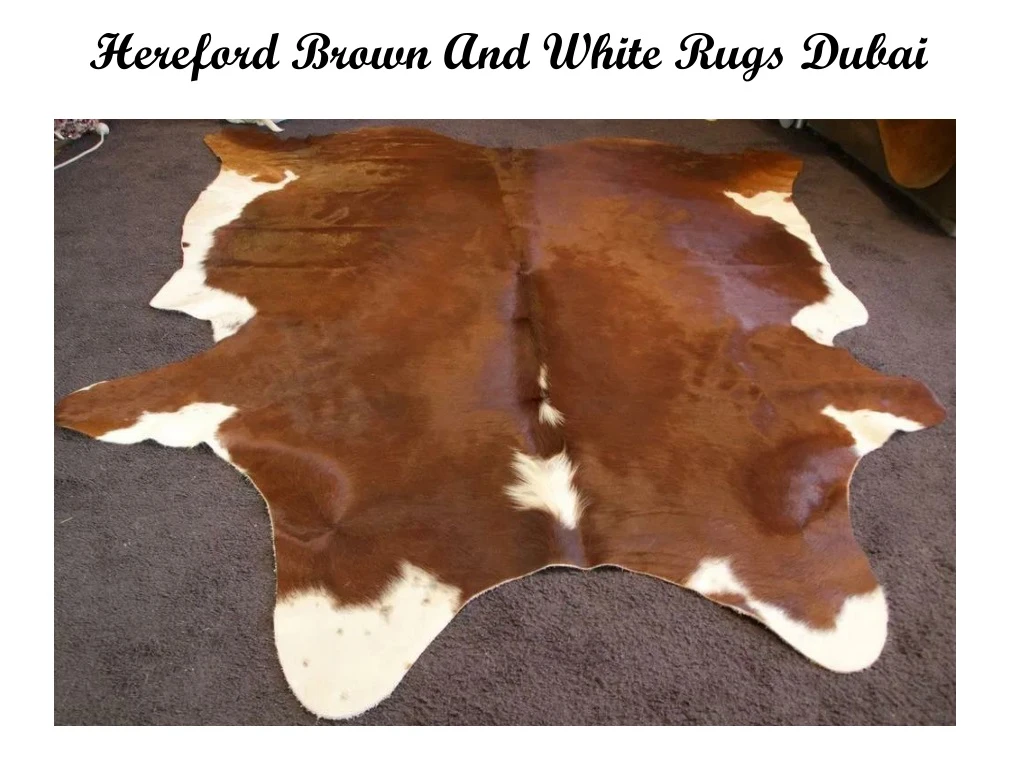 hereford brown and white rugs dubai