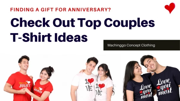 Top Couples T-Shirt Ideas to Surprise your Soulmate on Anniversary
