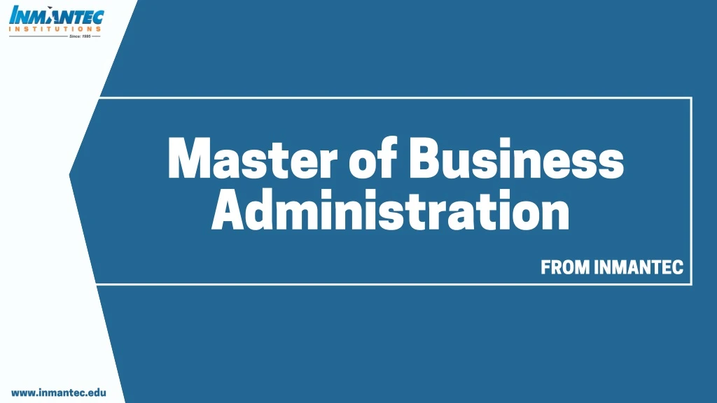 master of business administration