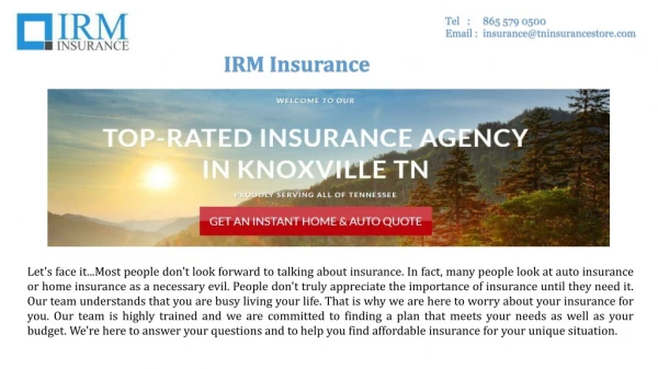 Best Insurance Agency in Knoxville