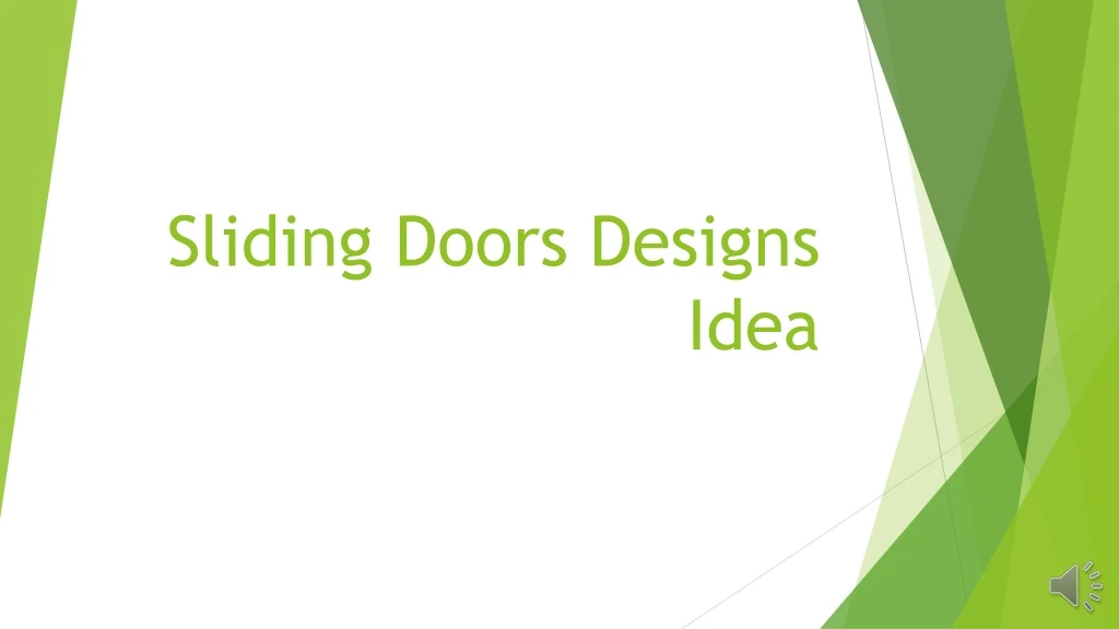 sliding doors designs idea