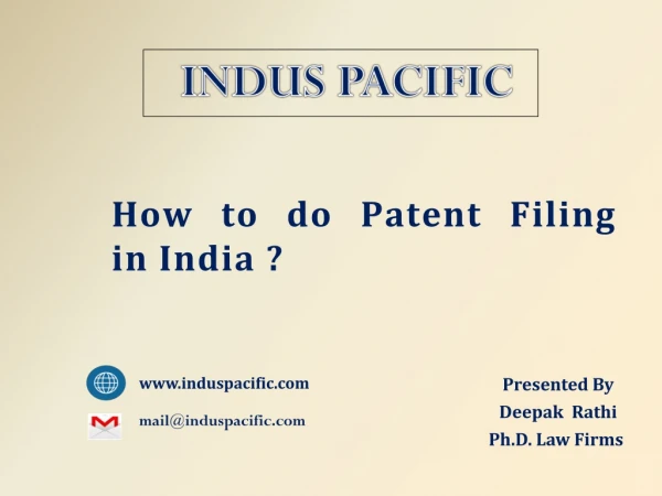 Trademark Service in India | Patent Rights in India