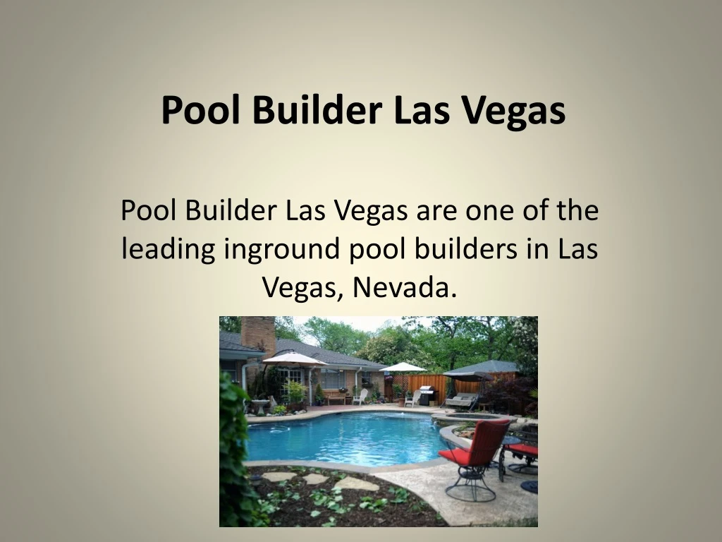 pool builder las vegas