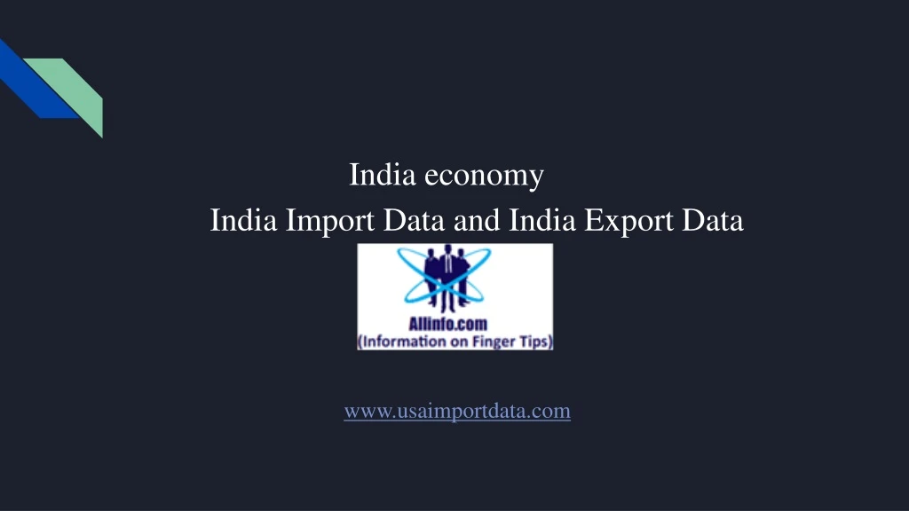 india economy india import data and india export