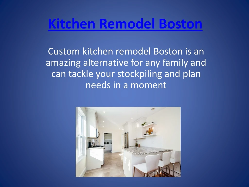 kitchen remodel boston