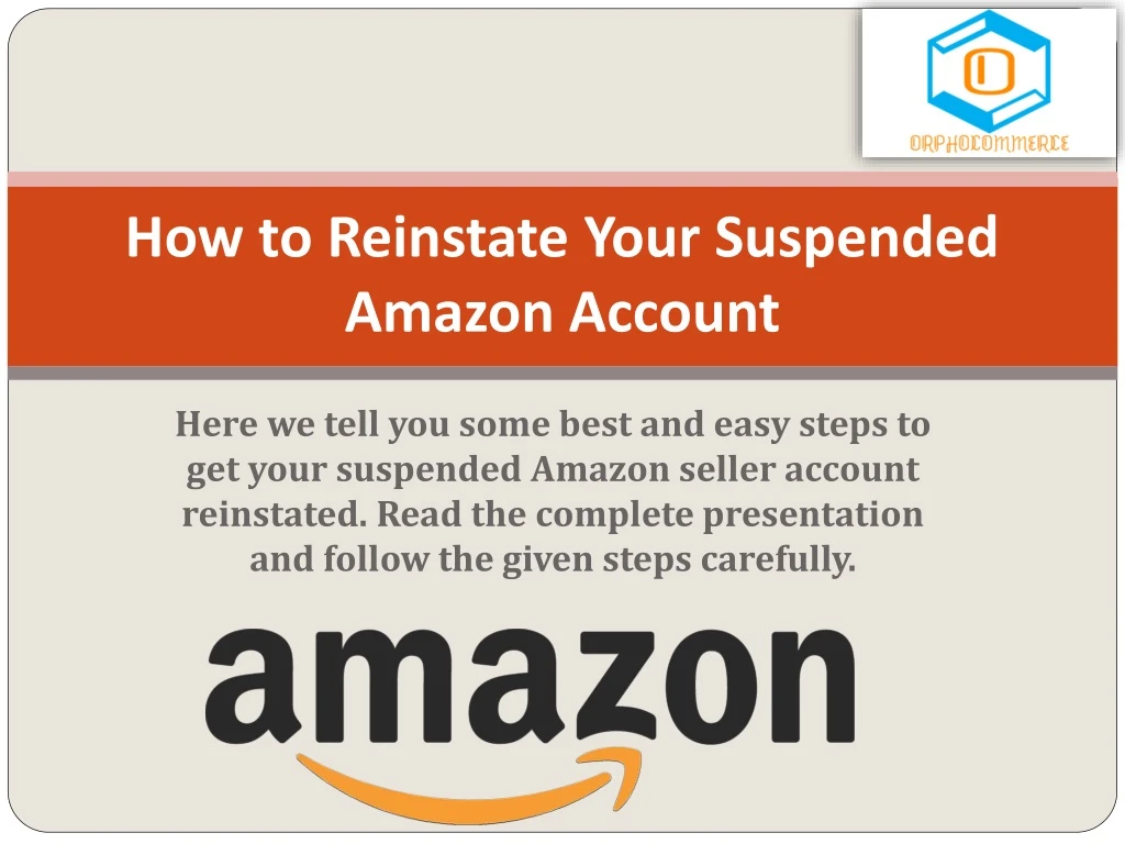 how to reinstate your suspended amazon account