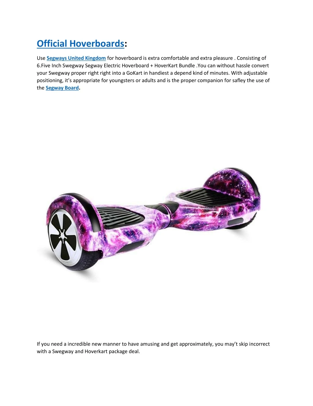 official hoverboards