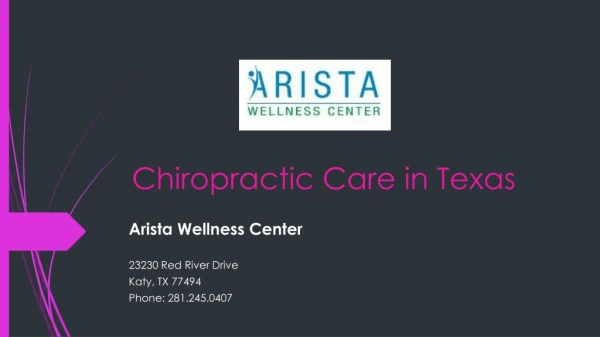 Chiropractic Care in Texas