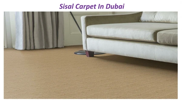 Custom Sisal Carpet In Dubai