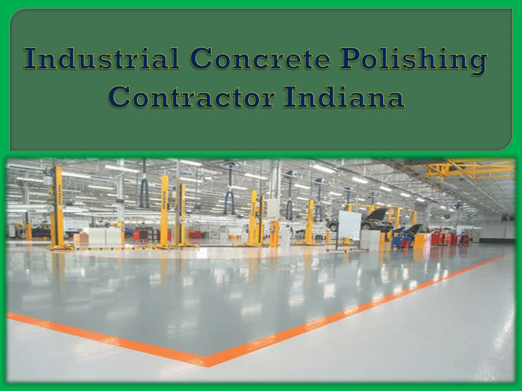 industrial concrete polishing contractor indiana