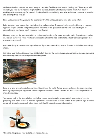Enhance Your Cooking food With These Ideas - slide 1