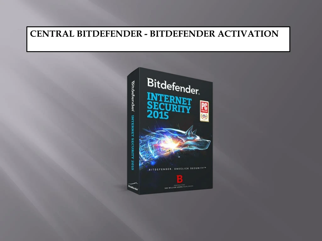 central bitdefender bitdefender activation