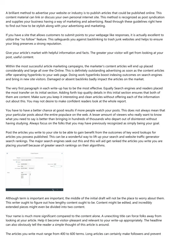 a brilliant method to advertise your website