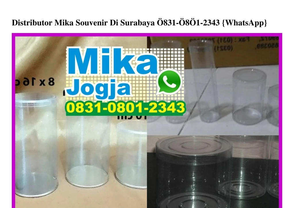 distributor mika souvenir di surabaya